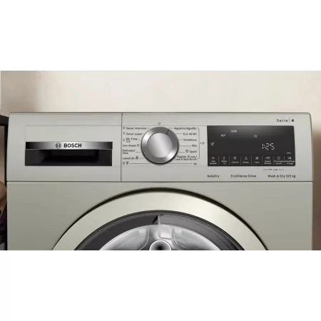 Kontrolsat - Máquina de Lavar e Secar Roupa Bosch WNA1341XES (9kg/5kg - 1400rpm - Classe E) Kontrolsat - Máquina de Lavar e Secar Roupa Bosch WNA1341XES (9kg/5kg - 1400rpm - Classe E)