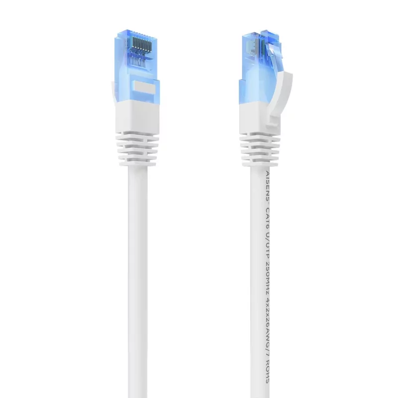 Kontrolsat - Network Cable RJ45 AWG26 CCA UTP Cat6 Aisens - 1M - White