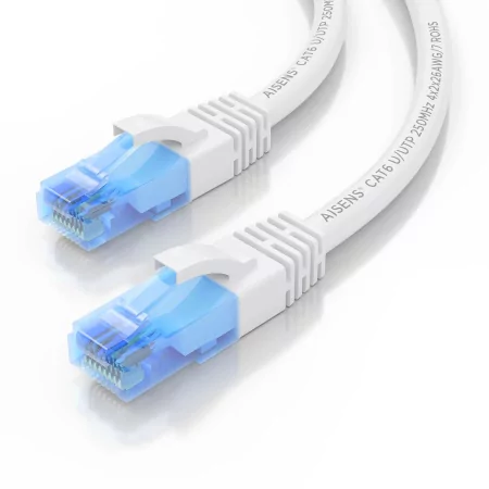 Kontrolsat - Network Cable RJ45 AWG26 CCA UTP Cat6 Aisens - 1M - White