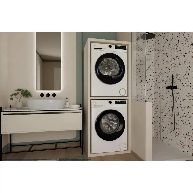 Kontrolsat - Candy GDL81N1BS Clothes Dryer (8kg - Heat Pump - Class E) - Efficient Drying