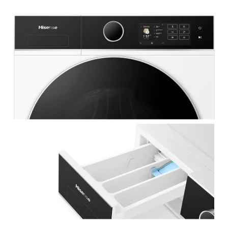Kontrolsat - Máquina de Lavar e Secar Roupa Hisense WD5I8043BWF (8kg/5kg - 1400rpm - Classe D)