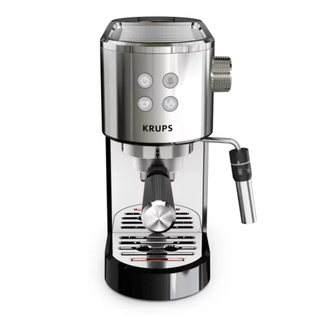 Kontrolsat - Coffee Machine Semi-automatic Espresso Machine Krups Virtuoso XP444C10 (15 bar - Stainless Steel + Black) Kontrolsat - Coffee Machine Semi-automatic Espresso Machine Krups Virtuoso XP444C10 (15 bar - Stainless Steel + Black)