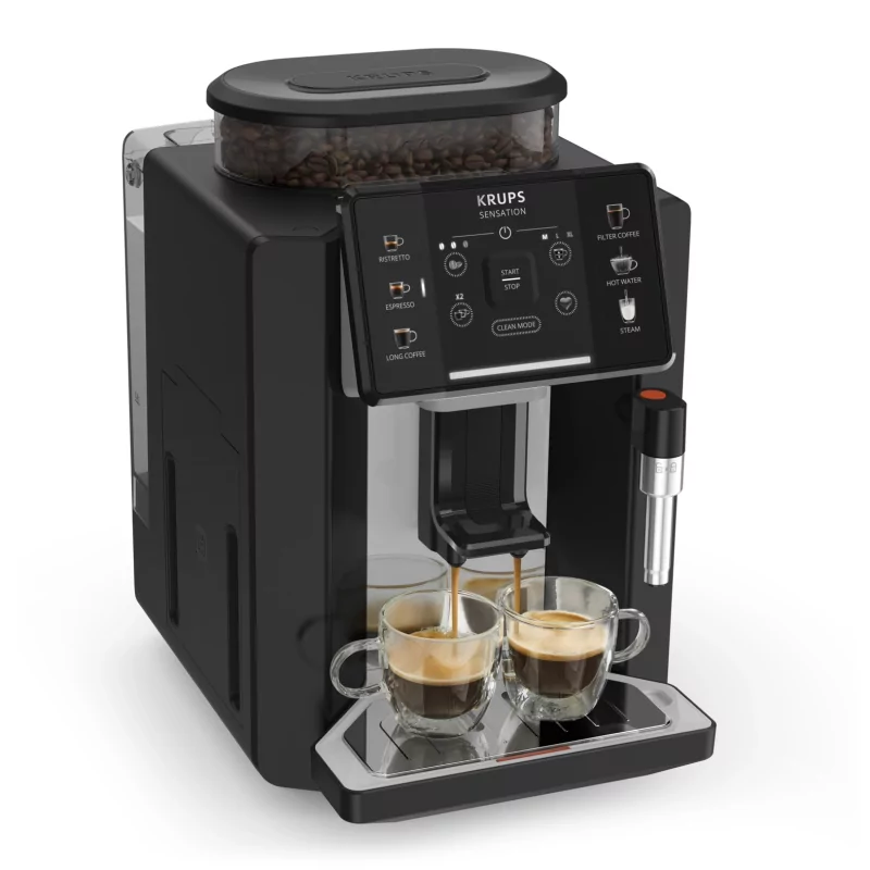 Kontrolsat - Máquina Café Expresso Krups Sensation 15 bar 1450W - Preto - EA910A10