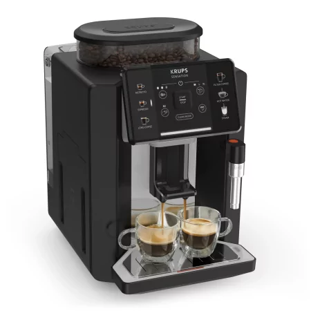 Kontrolsat - Krups Sensation C10 EA910A10 Fully Automatic Espresso Coffee Machine (15 bar - 1450 W - Black)
