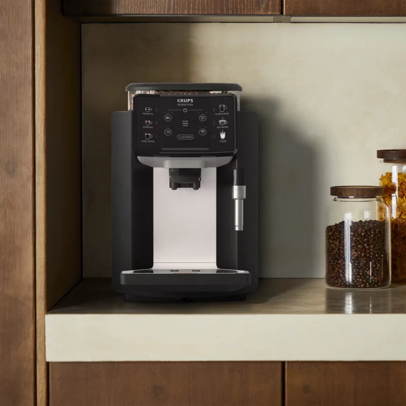 Kontrolsat - Krups Sensation C10 EA910A10 Fully Automatic Espresso Coffee Machine (15 bar - 1450 W - Black)