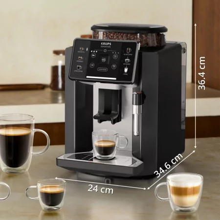 Kontrolsat - Máquina Café Expresso Krups Sensation 15 bar 1450W - Preto - EA910A10