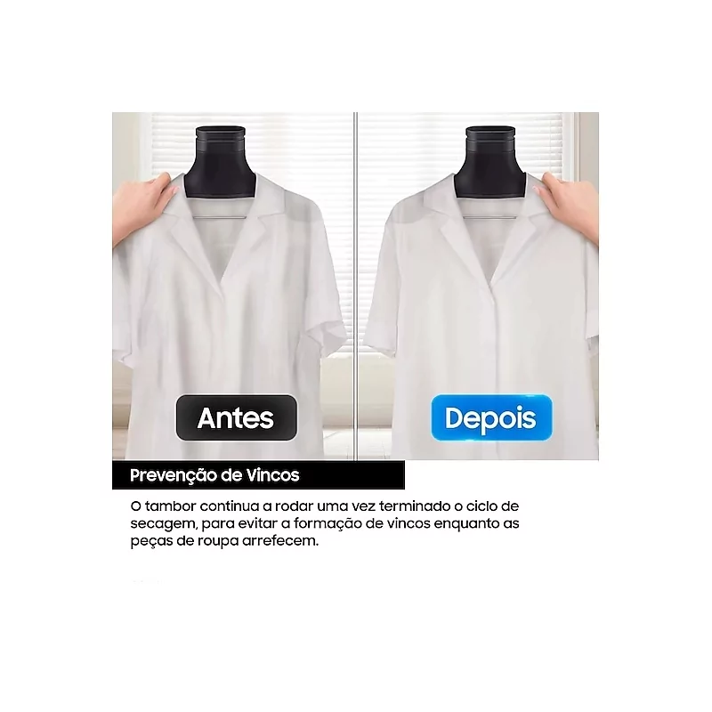Kontrolsat - Máquina de Secar Roupa Samsung 9kg Bomba de Calor - DV90DG52A0AEEP