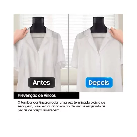 Kontrolsat - Máquina de Secar Roupa Samsung 9kg Bomba de Calor - DV90DG52A0AEEP
