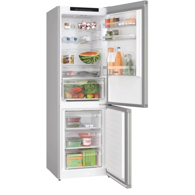 Kontrolsat - Bosch KGN362ICF Fridge Freezer (321L - Class C - Stainless Steel)