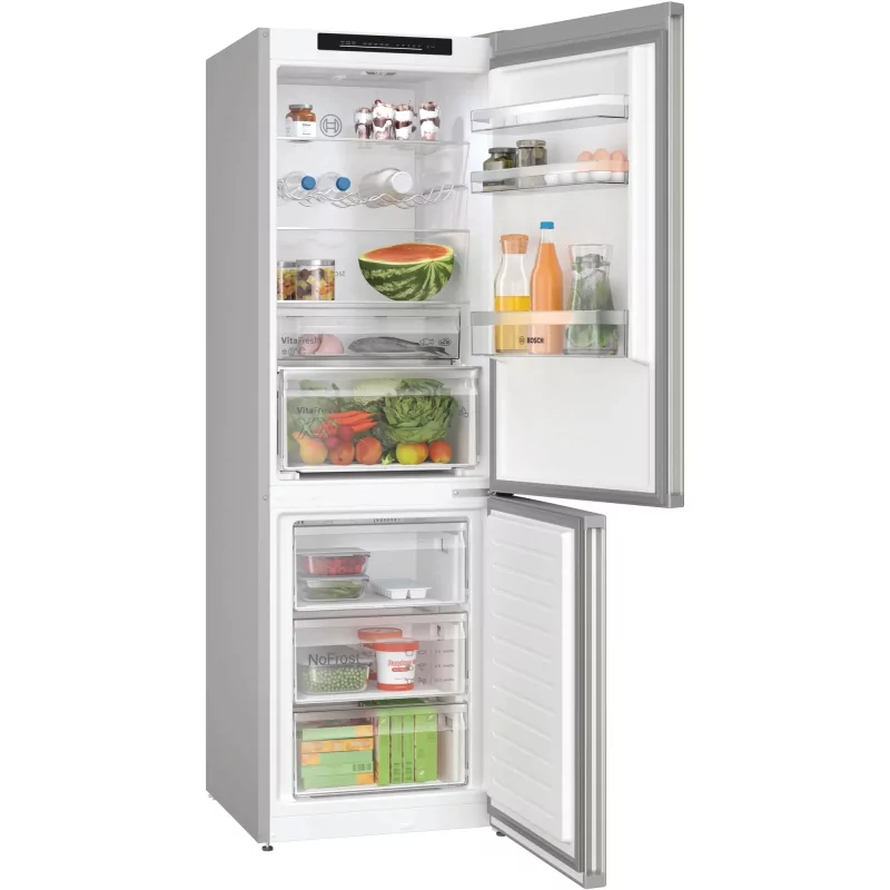 Kontrolsat - Bosch KGN362ICF Fridge Freezer (321L - Class C - Stainless Steel)
