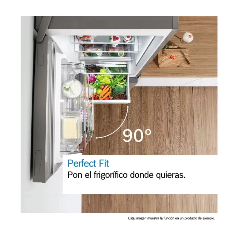 Kontrolsat - Bosch KGN39VIEB Fridge Freezer (368L - Class E - Stainless Steel)