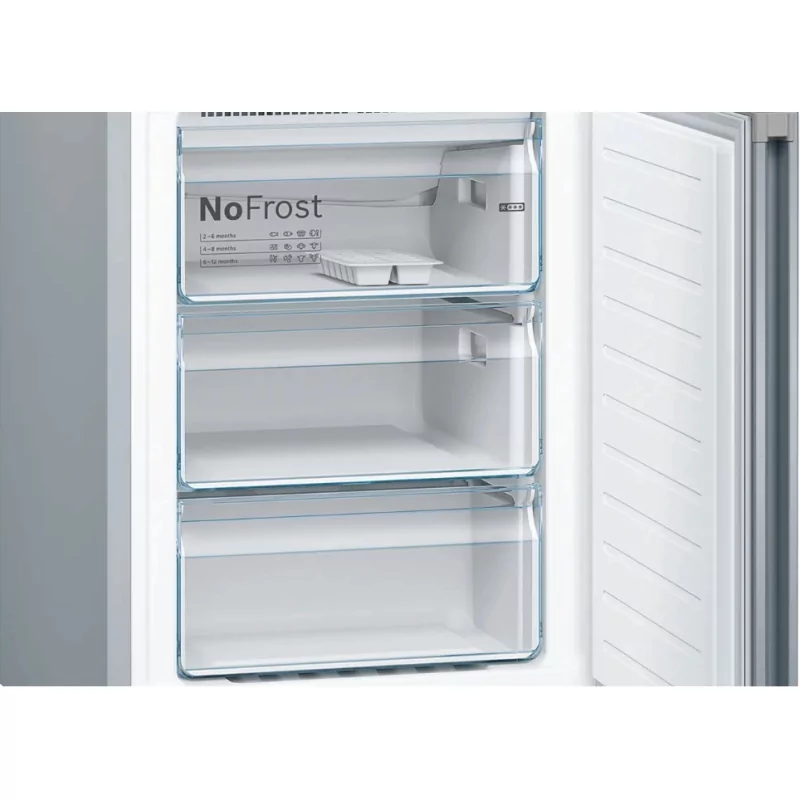 Kontrolsat - Bosch KGN39VIEB Fridge Freezer (368L - Class E - Stainless Steel)