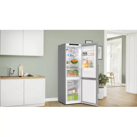 Kontrolsat - Bosch KGN36VIBT Fridge Freezer (321L - Class B - Inox)
