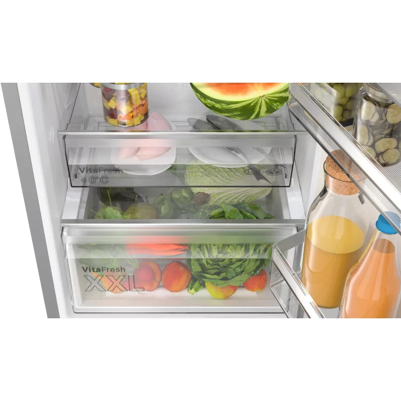 Kontrolsat - Bosch KGN36VIBT Fridge Freezer (321L - Class B - Inox)