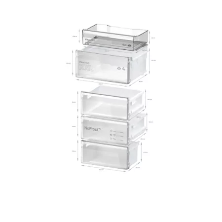 Kontrolsat - Bosch KGN392ICF Fridge Freezer (363L - Class C - Inox)