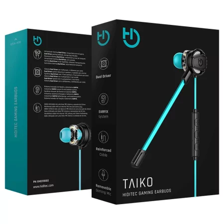 Kontrolsat - Hiditec Dual Driver In-Ear Gaming Headphones - Taiko Gaming