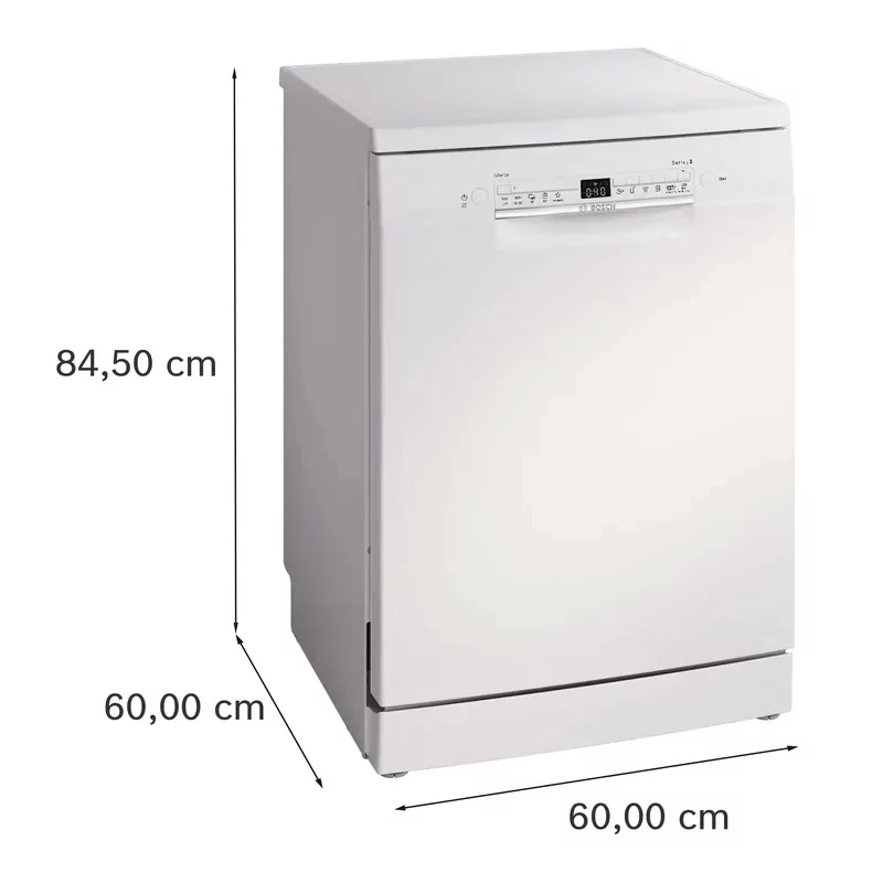Kontrolsat - BOSCH Dishwasher SMS2HTW06E - 13 Place Settings Quiet 46dB, White
