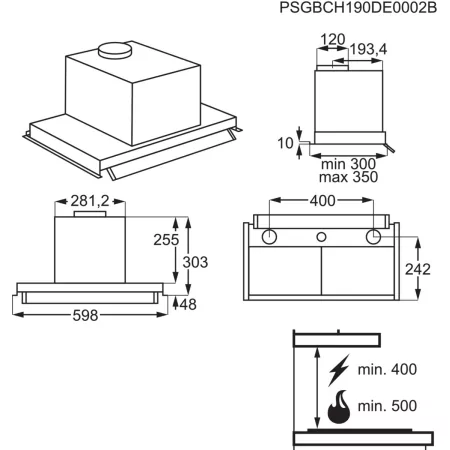 Kontrolsat - Exaustor de Integrar Electrolux 60 cm - EFP126X