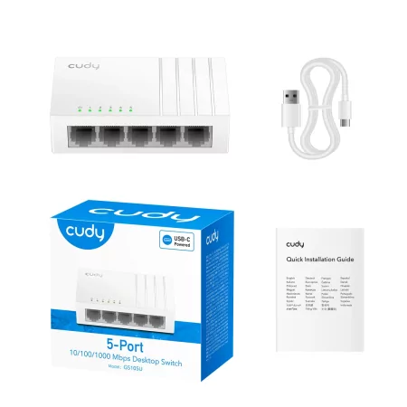 Kontrolsat - Gigabit Ethernet Switch Cudy 5 Ports - GS105U