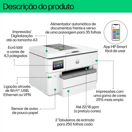 Kontrolsat - HP OfficeJet Pro 9730e A3 Multifunction Printer