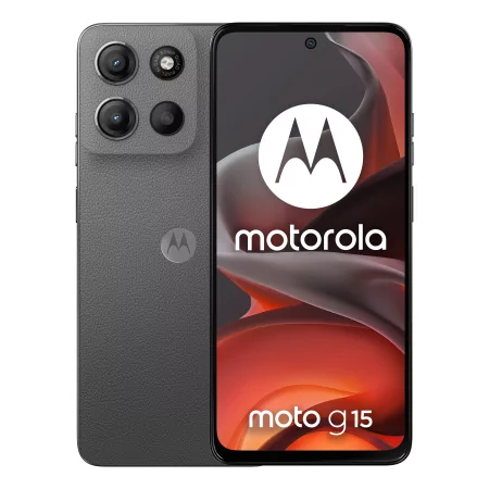Kontrolsat - Smartphone Motorola - (6.72" - Dual SIM - 128GB/8GB - Cinza) - MOTO G15