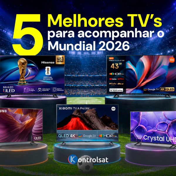 As 5 Melhores TVs para Acompanhares o Mundial 2026