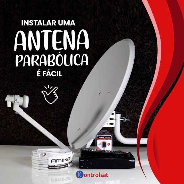 Instalar uma Antena Parabólica é Fácil!