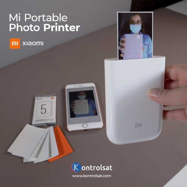 Impressora Xiaomi Mi Portable - Imprimir fotos nunca foi tão fácil! 