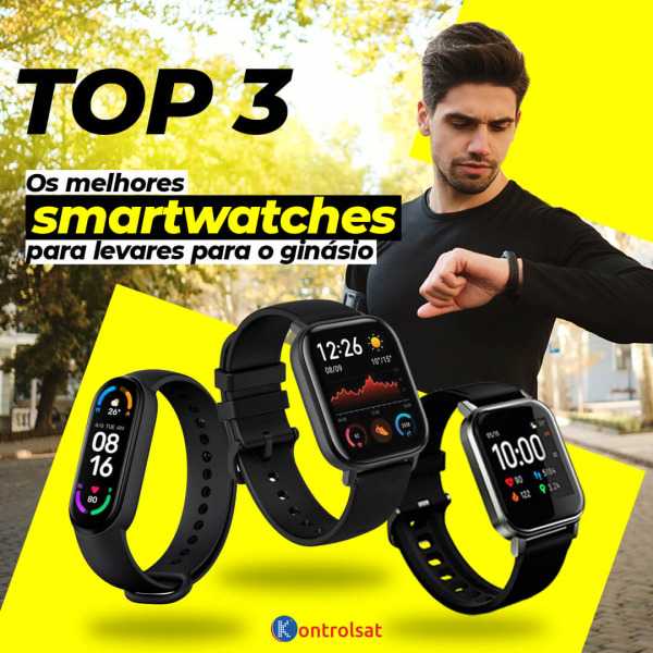 Os melhores smartwatches para levares para o ginásio - Top 3!