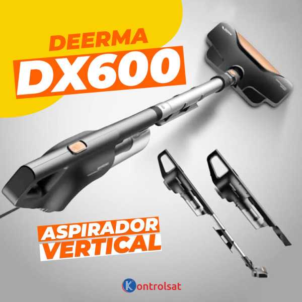 Descobre o novo poderoso Aspirador Vertical Deerma DX600