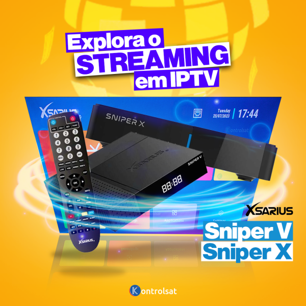 Explora o STREAMING em IPTV: Sniper X | Sniper V